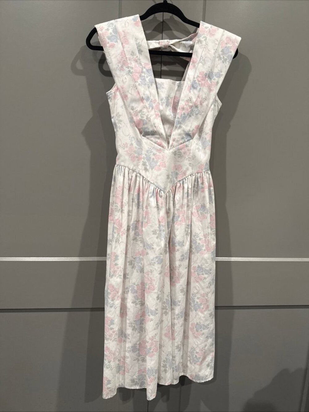 Vintage Jessica McClintock Gunne Sax Floral Dress Girls Size 5